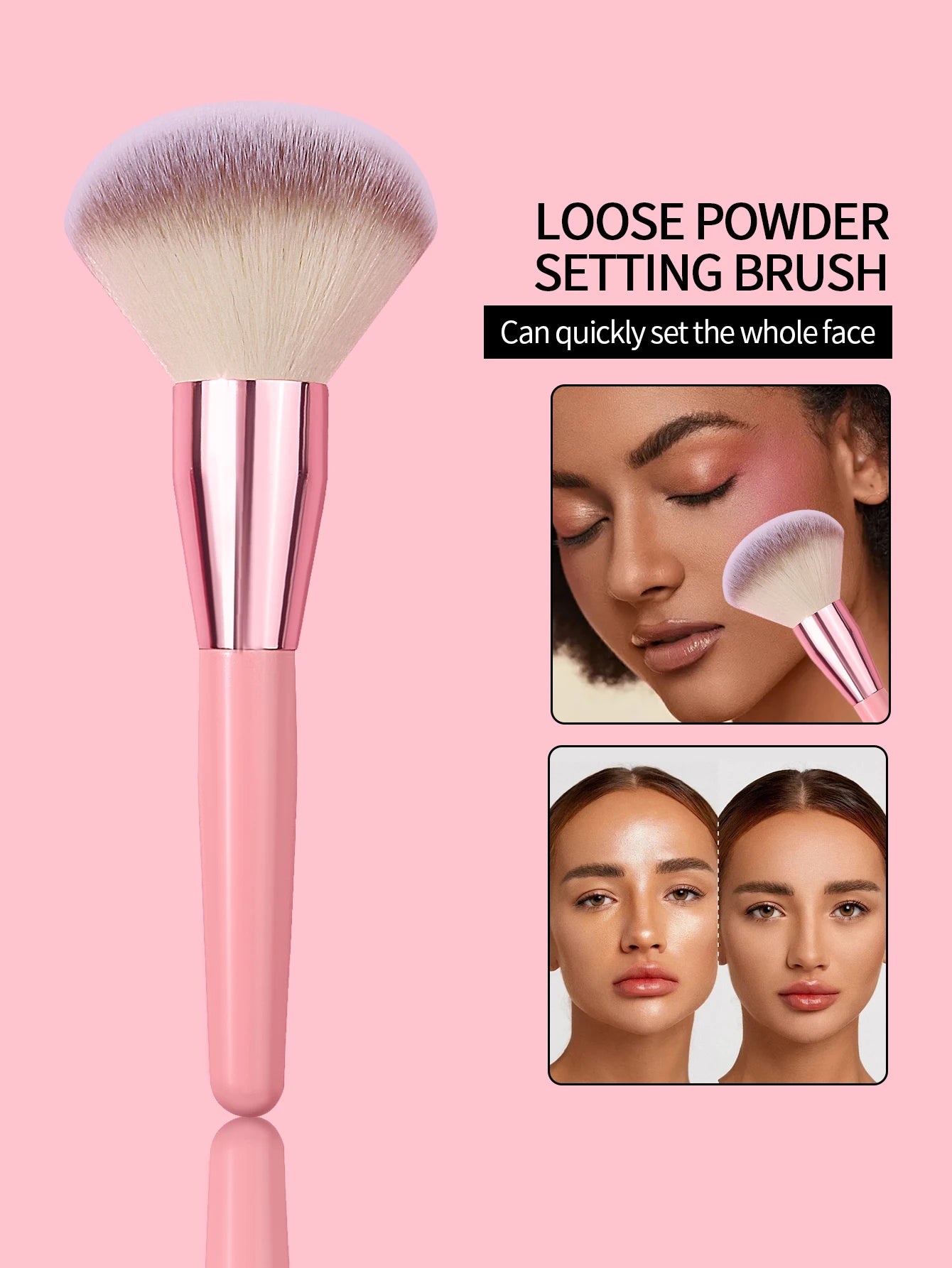 1Pcs Big Size Makeup Brushes Foundation Powder Face Blush Brush Soft Face Brush Large Cosmetics Soft Foundation Make Up Tools