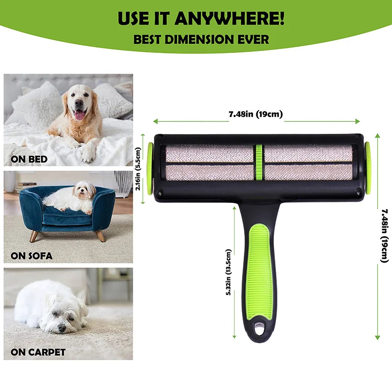 Pet Hair Remover Roller Removing Dog Cat Self Cleaning Lint Pet Hair Remover Pet Hair Remov Cleaning Sofa Carpets Combs