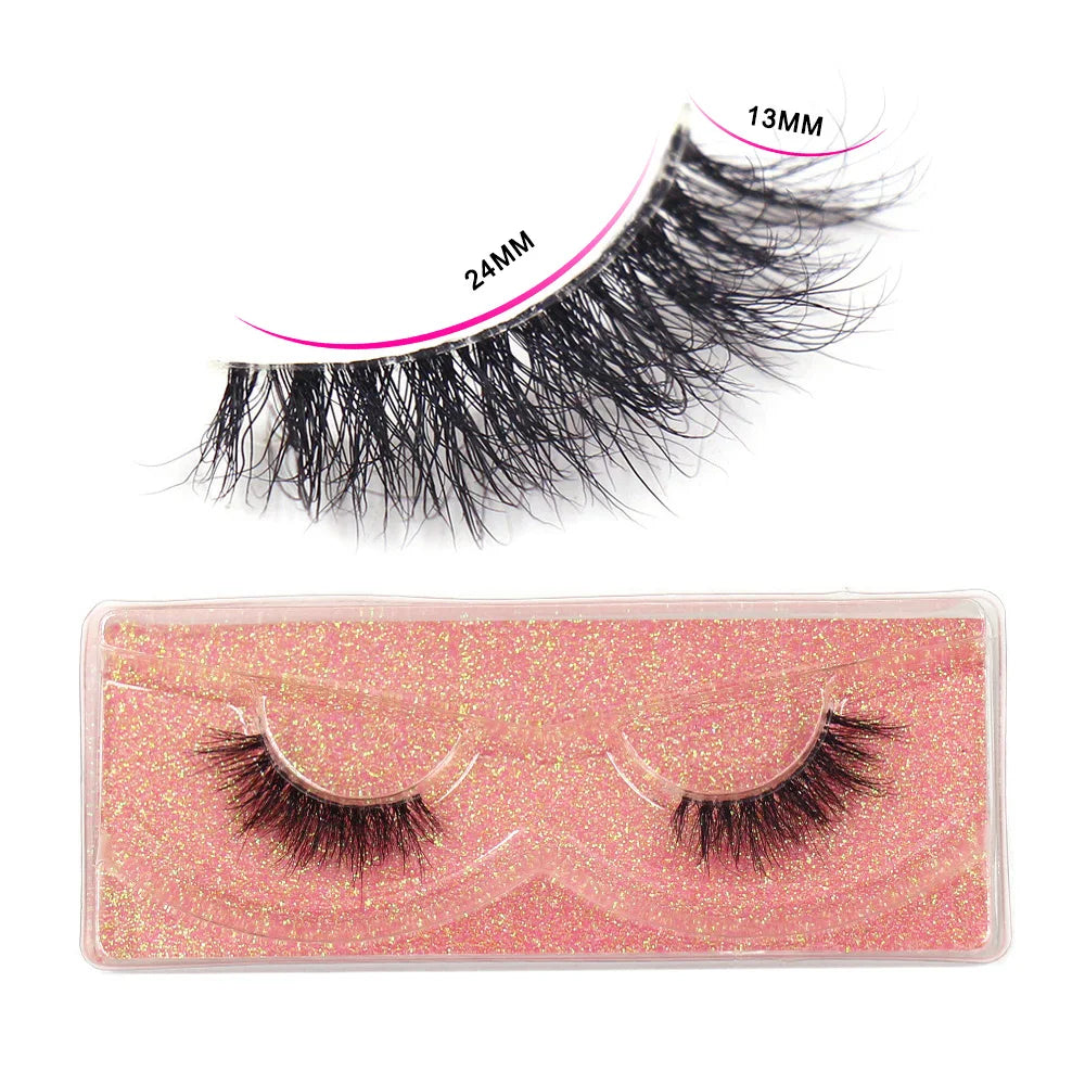 Maquillaje Mink Lashes 3D Half False Eyelash Make Up Lashes Extension Natural short False Cils Clear Band Hand Made Lashes H03