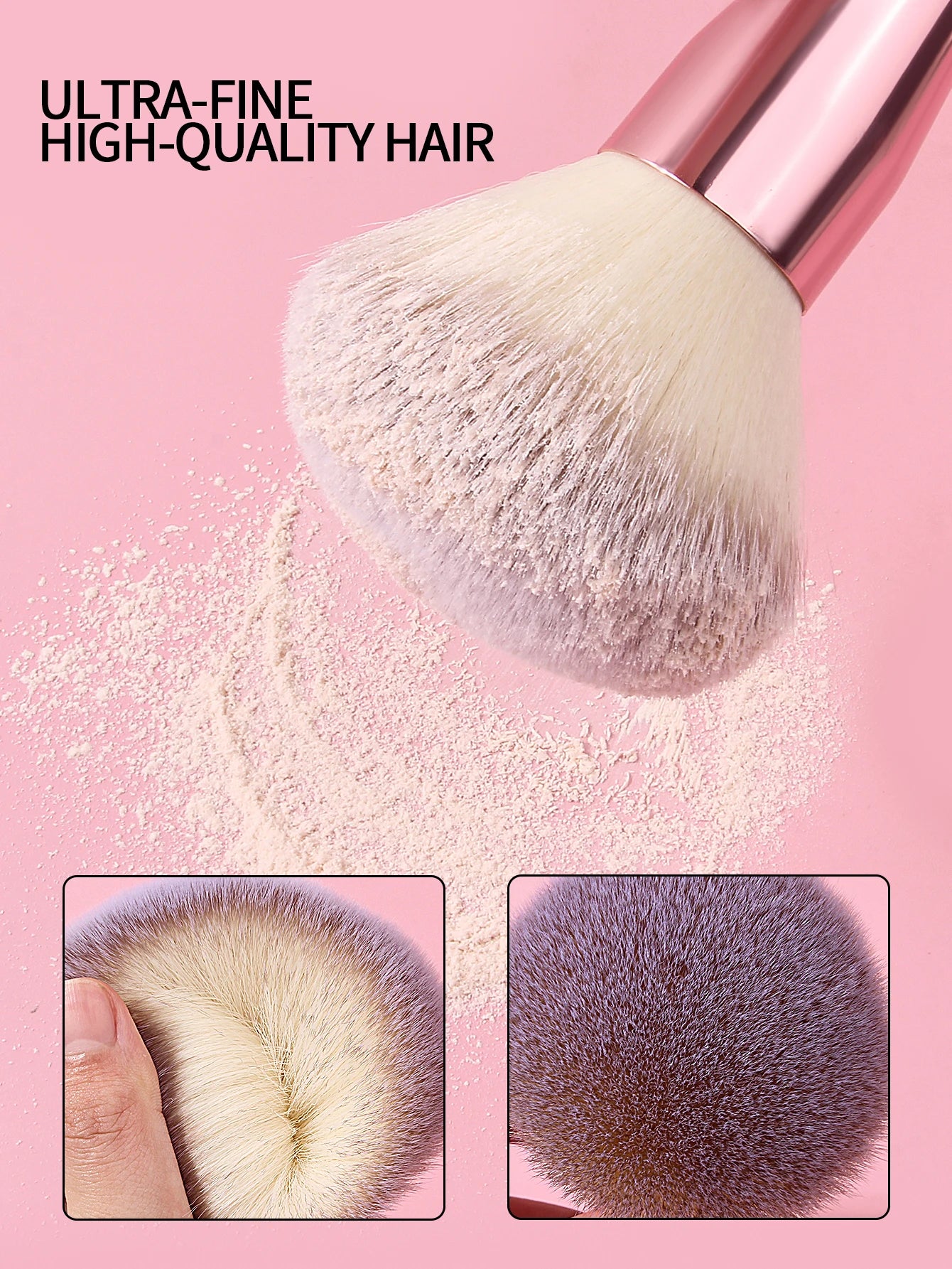 1Pcs Big Size Makeup Brushes Foundation Powder Face Blush Brush Soft Face Brush Large Cosmetics Soft Foundation Make Up Tools