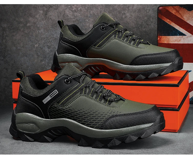 Men Boots 2022 New Outdoor Walking Shoes Thick Sole Sneakers for Men Winter Shoes Botines Tenis Mens Hiking Ankle Boots