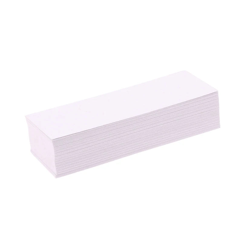 Multiple Szes 50pcs Tester Strips Fragrance Disposable White Women Smell Paper Paper Strips Test Paper Aromatherapy Perfume