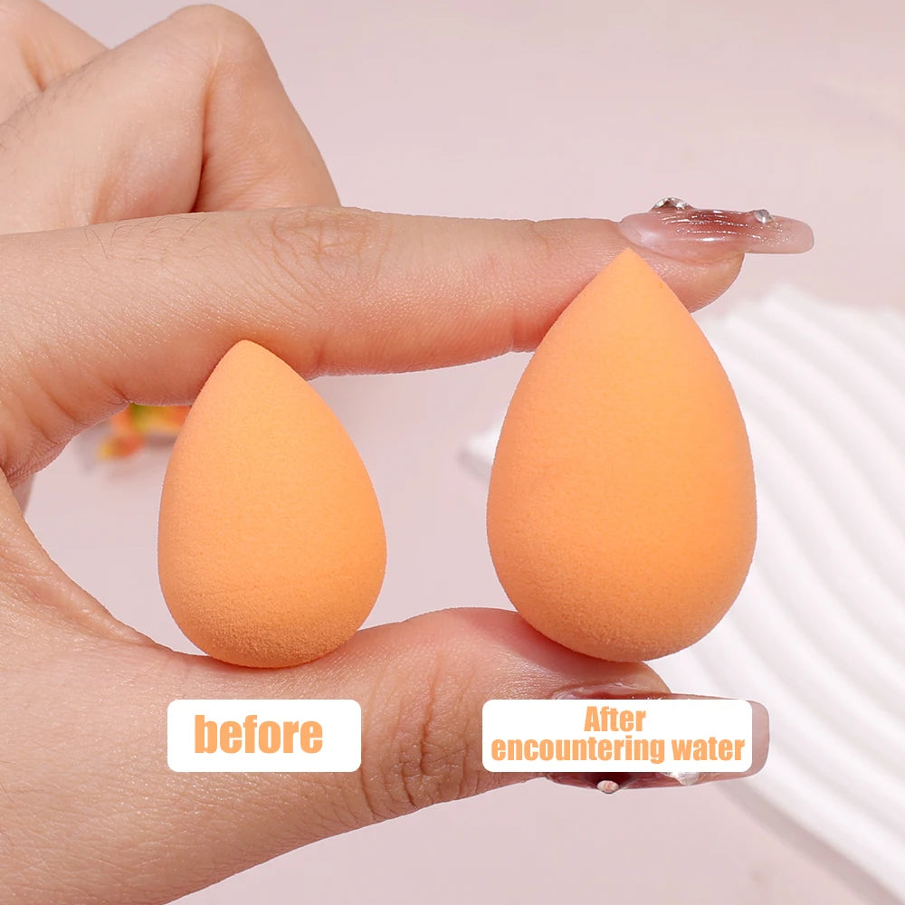 Mini Size Makeup Beauty Eggs Dry Wet Use Professional Cosmetic Puff Concealer Soft Sponge for Blending Foundation Powder Make Up