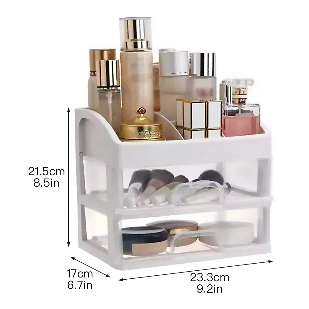 Make Up Case Jewelry Container Box Makeup Organizer Drawers Cosmetic Storage Box Makeup Brush Holder Brush Lipstick Container