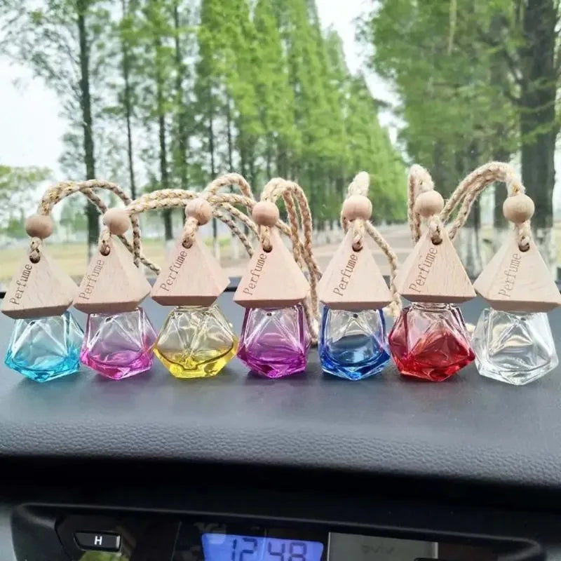 1PC Mini Hanging Perfume Bottle, Car Diffuser , Air Conditioner  Ornament,  Interior Accessories 8ml