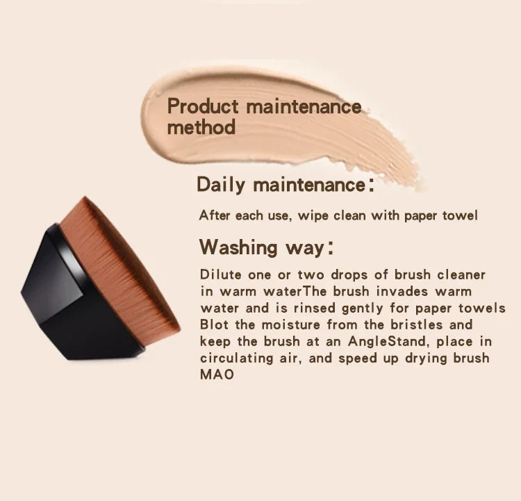 Makeup Brush Liquid Foundation BB Cream New Amazing Trackless Soft High density fiber hair easy to carry beauty tool for girls