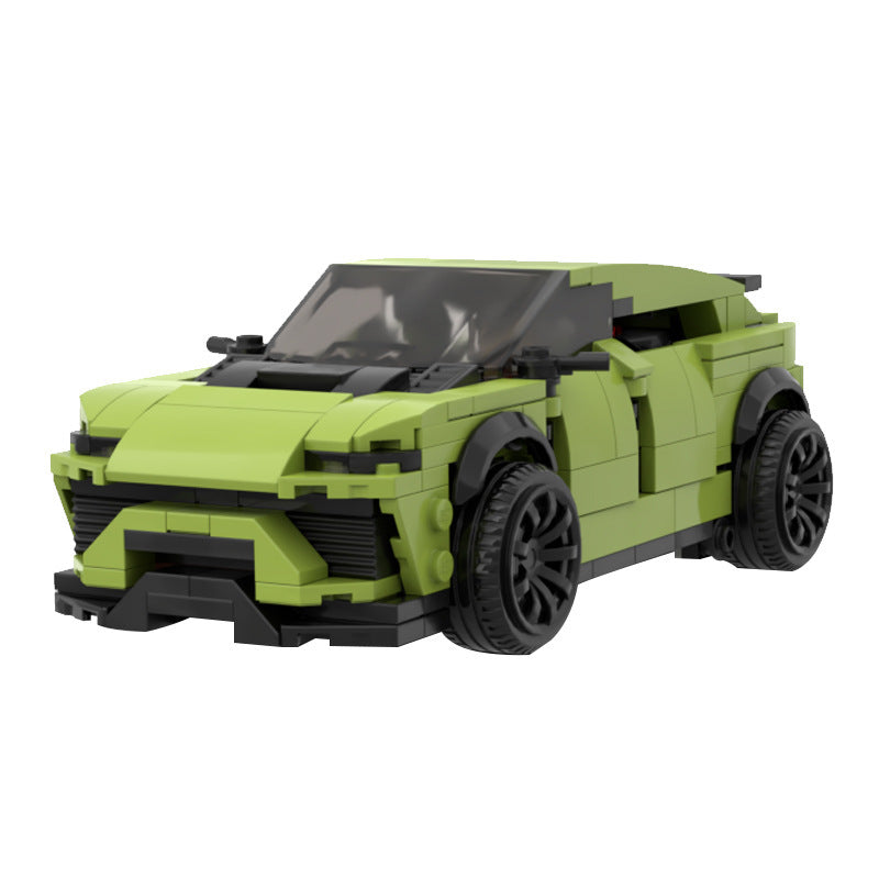 MOC blocks are compatible with LEGO 39112 Limbokini Urus and trailer luxury SUV car models