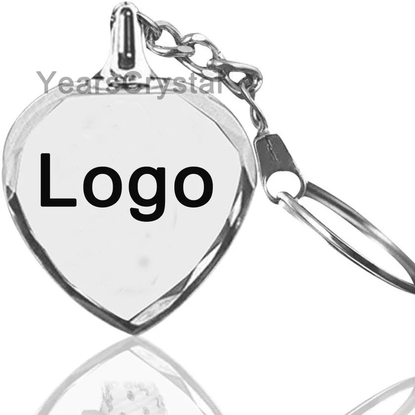 Hot sale custom light keyrings Giveaway Gift cheap the led crystal keychains with car brand logo