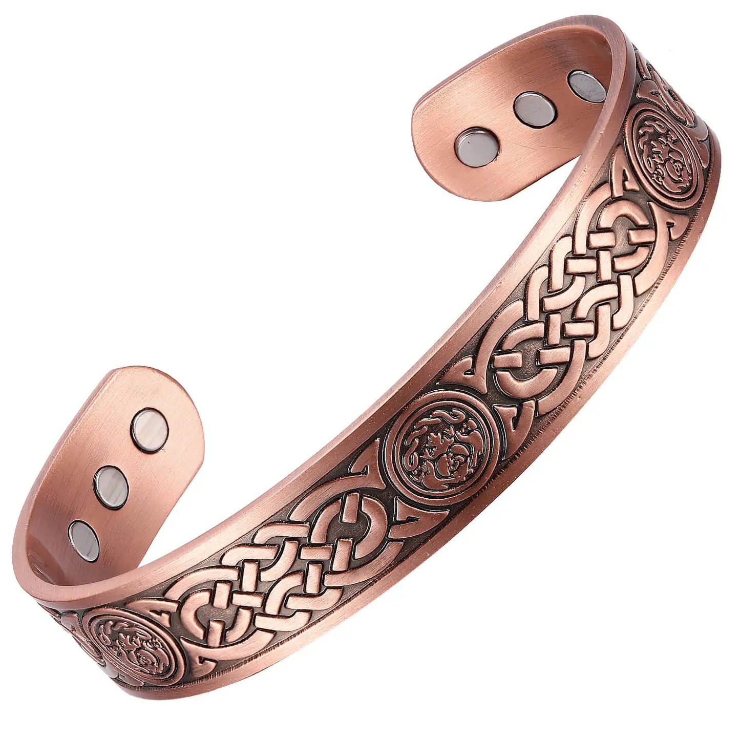 Fashion Life Tree Viking 99.99% Pure Copper Bracelet Arthritis Pain Relief Bangle Magnets Healing Therapy Adjustable Bracelet