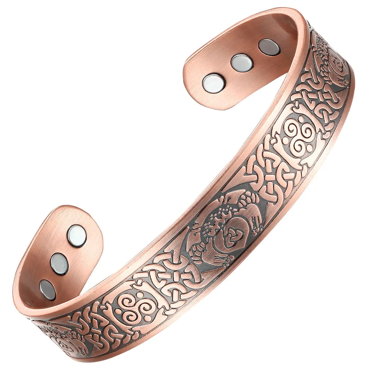 Fashion Life Tree Viking 99.99% Pure Copper Bracelet Arthritis Pain Relief Bangle Magnets Healing Therapy Adjustable Bracelet